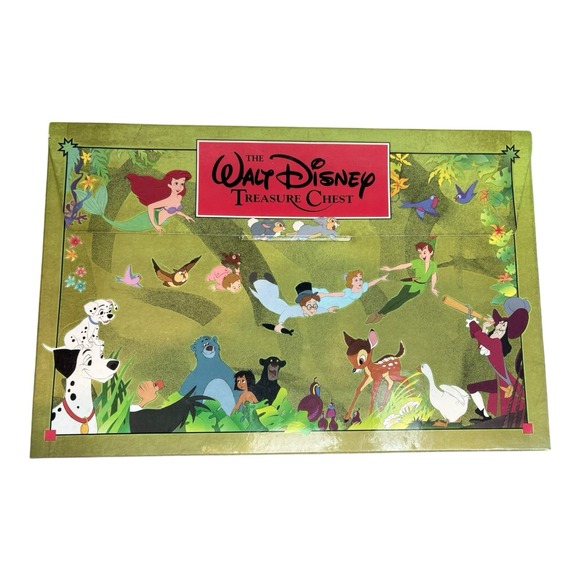 The Walt Disney Treasure Chest Set 5 Large Picture Books Vintage 1991‎ - Picture 1 of 14